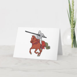 Tarjeta Jousting Knight
