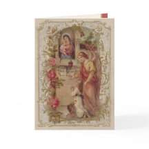 Joven Chica de la oración Angel Guardian Religioso