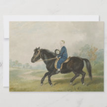 Joven muchacho montando un pony