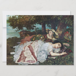 Tarjeta Jóvenes damas a orillas del Sena (verano)