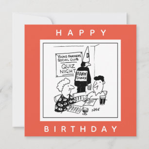 Tarjeta Jóvenes granjeros tienen un Personalizado nocturno
