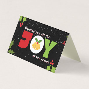 Tarjeta Joy Of The Season 25 Pack Navidades