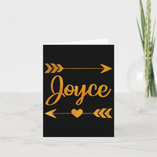 Tarjeta Joyce Nombre Personalizado Divertido Personalizado