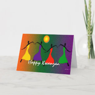 Tarjeta Joyful Kwanzaa Deseos