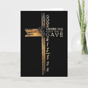 Tarjeta Juan 3_16 Cruz Cristiana Biblia Actualización 2025