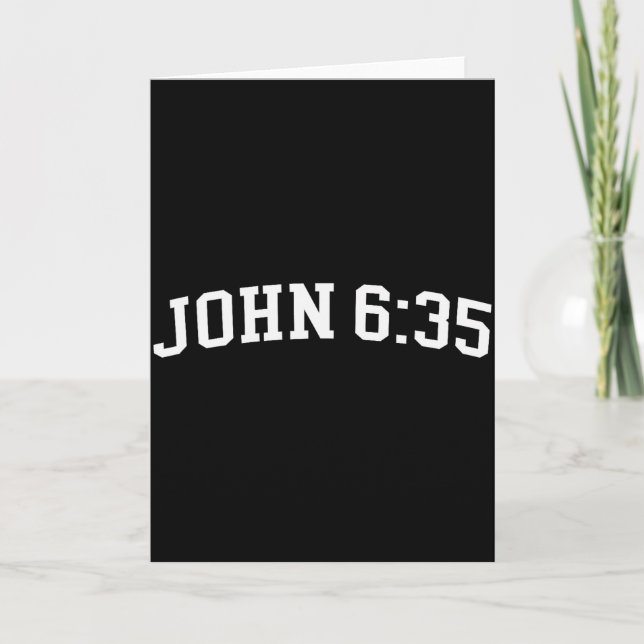 Tarjeta Juan 6 35 (Anverso)
