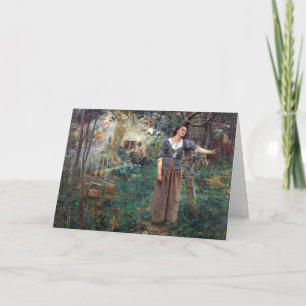 Tarjeta Juana de Arco Poster Jules Bastien-Lepage