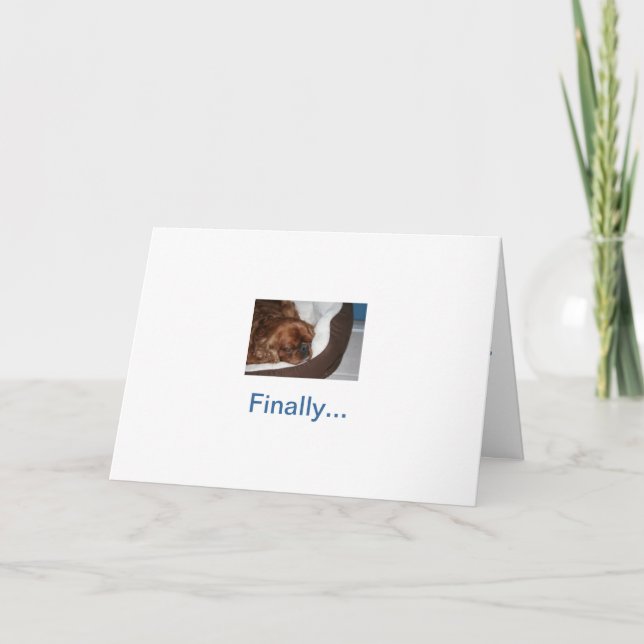 Tarjeta Jubilación de perro silvestre (Anverso)