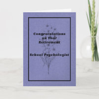 Jubilación de psicólogo escolar