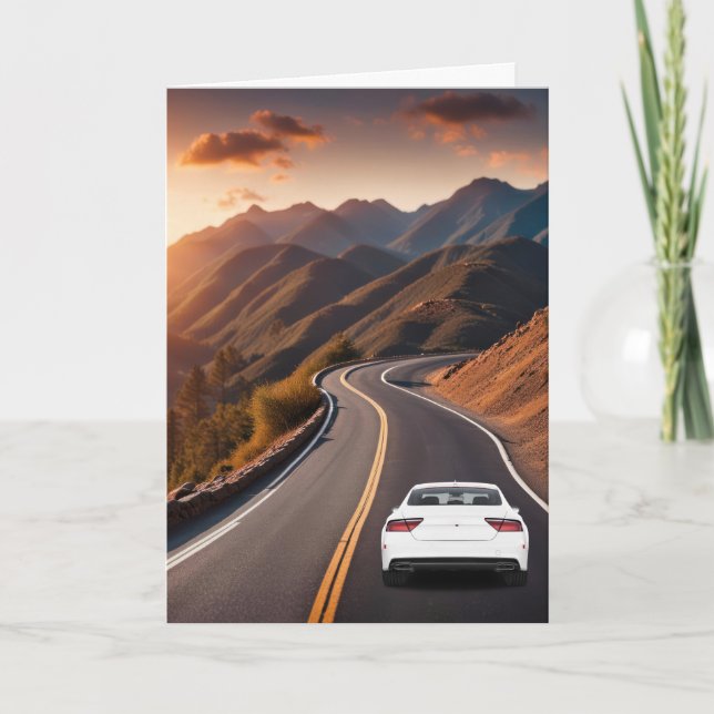 Tarjeta Jubilación de ruta de montaña (Anverso)