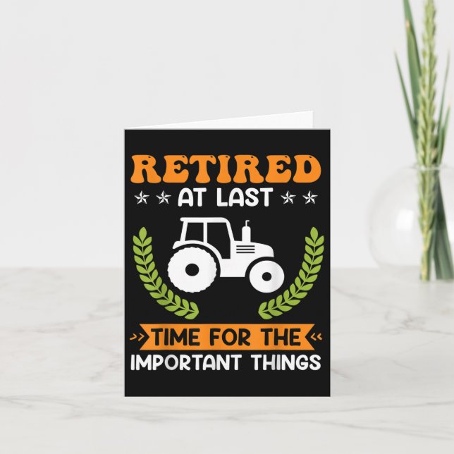 Tarjeta Jubilación de Tractor de Pensionistas de Granja de (Anverso)