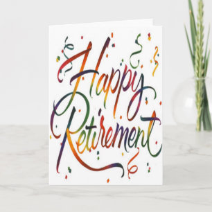 Tarjeta Jubilación feliz
