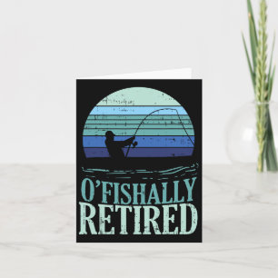 Tarjeta Jubilación Ofisher Retro Retirada Hombres