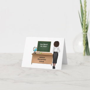 Tarjeta Jubilación personalizada de profesores