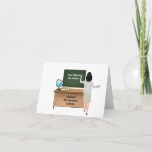 Tarjeta Jubilación personalizada de profesores