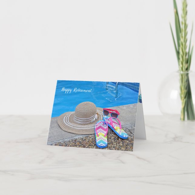 Tarjeta Jubilación veraniega por grupo de mujeres (Anverso)