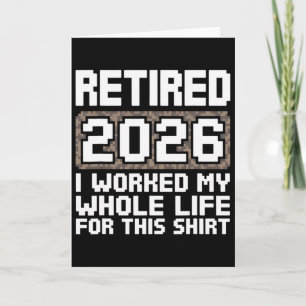 Tarjeta Jubilado 2026 Trabajé Toda Mi Vida