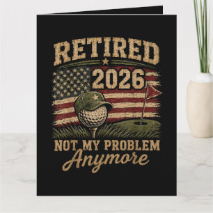 Tarjeta Jubilado 2026 Ya No Es Mi Problema Golf