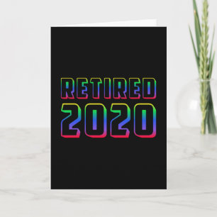 Tarjeta Jubilado Jubilación 2020 Retirarse Abuelo Regalo D