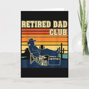 Tarjeta Jubilado y Orgulloso Club de Papá Jubilado Nuevo M