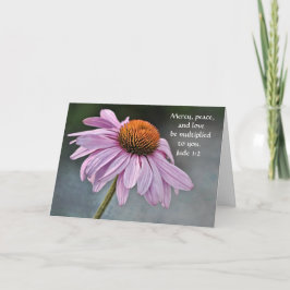 Tarjeta Jude Card, flores de fe de la deflora