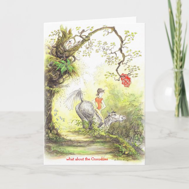 Tarjeta JudeToo JT01, CARD, cocodrilos (Anverso)