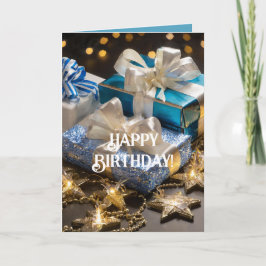 Tarjeta judía de cumpleaños, tarjeta de felicitaci