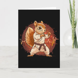 Tarjeta Judo Ardilla Latido Kickboxing Taekwondo Marti