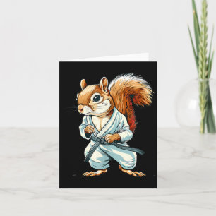 Tarjeta Judo Ardilla MMA Taekwondo Artes Marciales Jiu-Jit