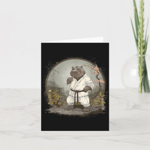 Tarjeta Judo Hippo Nature Kickboxing Taekwondo Artes Marci