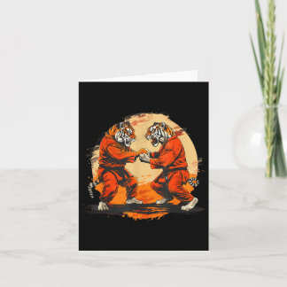 Tarjeta Judo Kickboxing Taekwondo Judo Jiu-Jitsu Tigre
