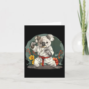 Tarjeta Judo Koala Naturaleza Kickboxing Taekwondo Artes M