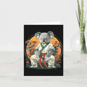 Tarjeta Judo Koala Naturaleza Kickboxing Taekwondo Artes M