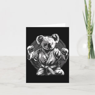 Tarjeta Judo Koala Naturaleza Kickboxing Taekwondo Artes M