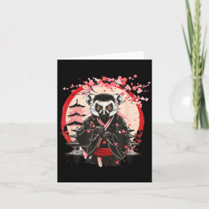Tarjeta Judo Lémur Naturaleza Kickboxing Taekwondo Artes M