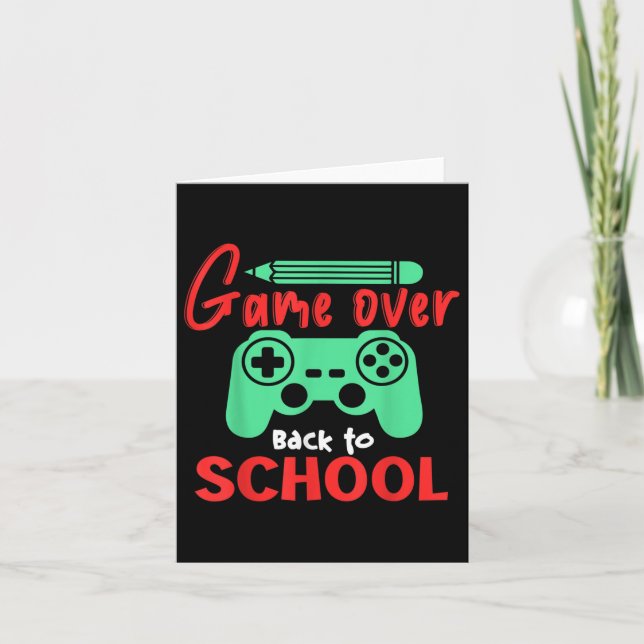 Tarjeta Juego Cross Stick Back To School Applecl (Anverso)