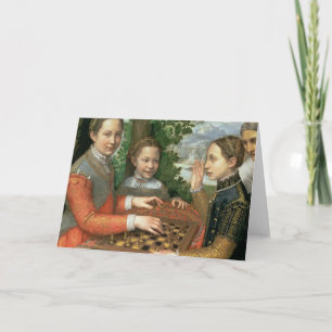 Tarjeta Juego de ajedrez, 1555