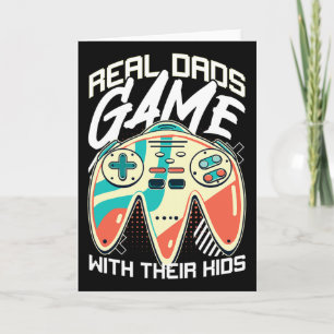 Tarjeta Juego de azar a los padres Día Jugador Papá Videoj