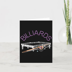Tarjeta Juego de billar para Billiards