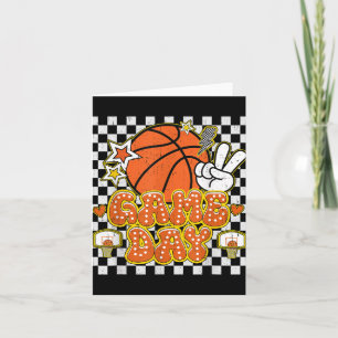 Tarjeta Juego De Cajón Jugado Cute Coquette Bow Baloncesto