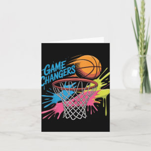 Tarjeta Juego de Cambiadores de Color de Baloncesto de Tin
