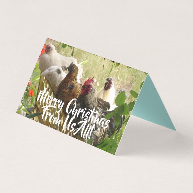 Tarjeta Juego de cartas de gallos de pollo con moras de Na (Anverso)