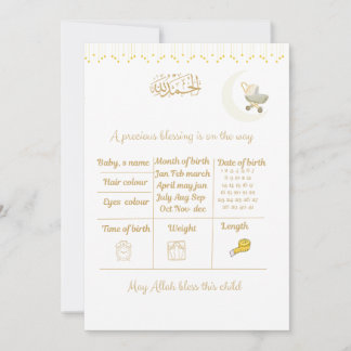 Tarjeta Juego de Cartas de Predicciones para Baby Shower,