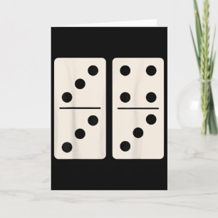 Tarjeta Juego de Dominó 6 7 Divertido 67 Alpha Jerga Gen Z