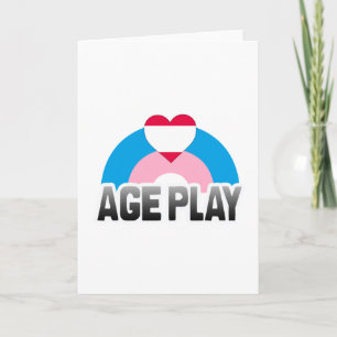 TARJETA JUEGO DE EDAD ARCOÍRIS
