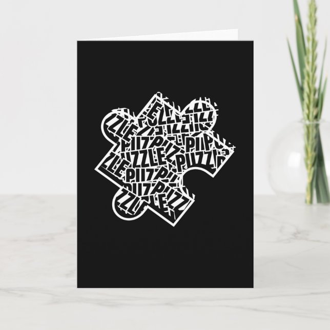 Tarjeta Juego de Hobby del Puzzle Jigsaw (Anverso)