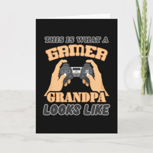 Tarjeta Juego de juegos Gamer Papá Consola Papi Idea de re