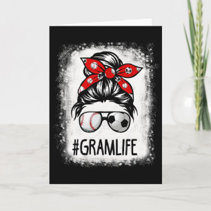 Tarjeta Juego de la vida de gramo blanqueado Messy Bun Bys