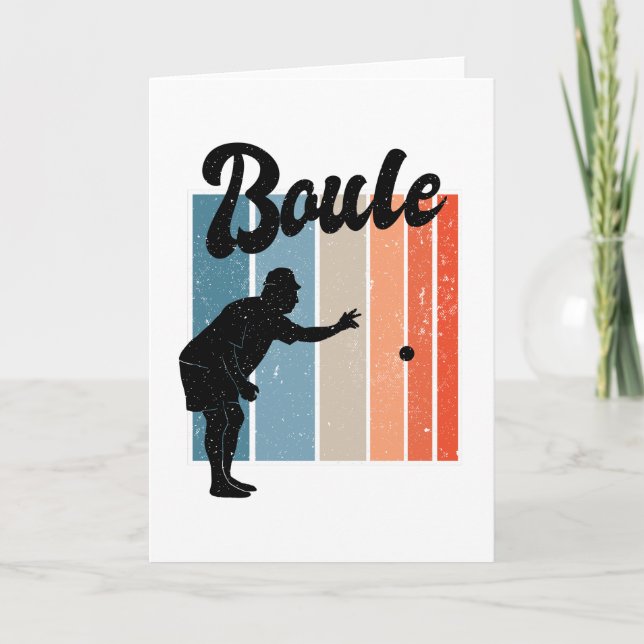 Tarjeta Juego de Petanque (Anverso)