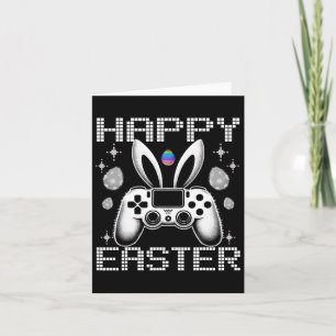 Tarjeta Juego de video Bunny Eggs Costume Día de Pascua Ni